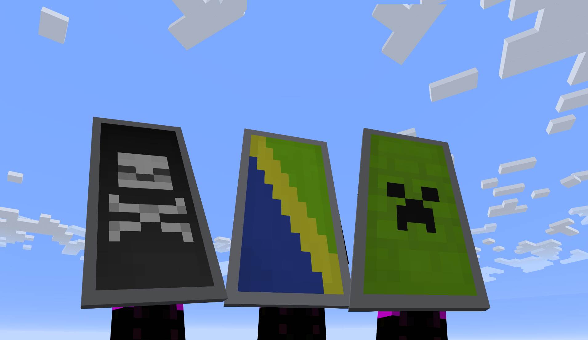 Rainbow Banner Minecraft Recipe