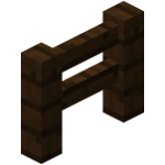 Dark Oak Fence<br>