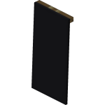 Black Wall Banner<br>