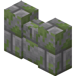 Mossy Stone Brick Wall<br>