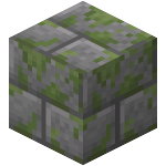 Mossy Stone Bricks<br>