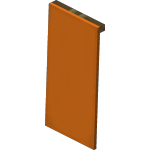 Orange Wall Banner<br>