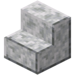 Escalier en diorite polie<br>