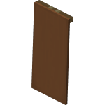 Brown Wall Banner<br>