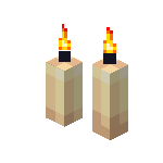 2 Candles Lit<br>
